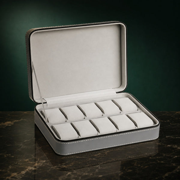 Coffret Ardoisier 10 montres, finition graphite — vue principale