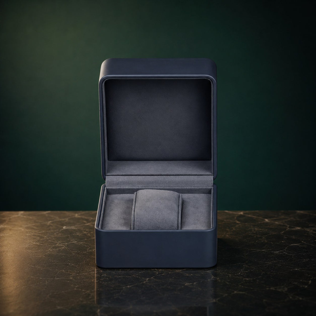 Coffret Cérulée 1 montre, finition marine — vue principale