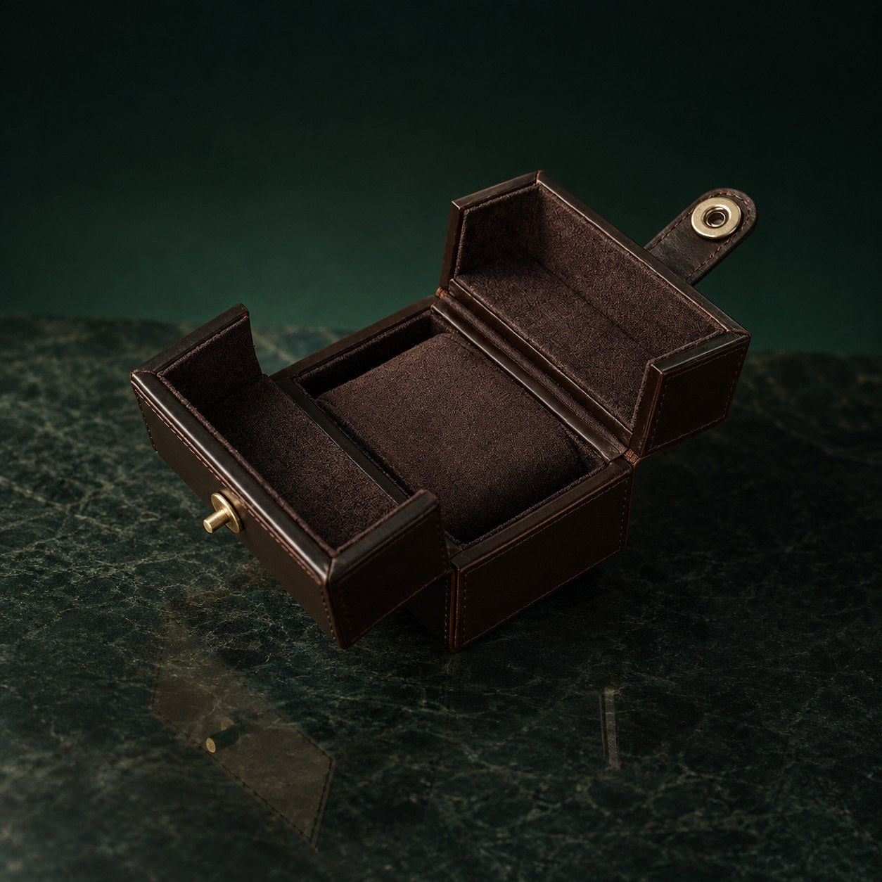 Coffret Lumine 1 montre, finition cacao — vue principale