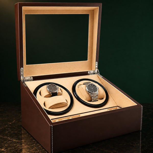 Sellier, finition cuir brun — vue 1
